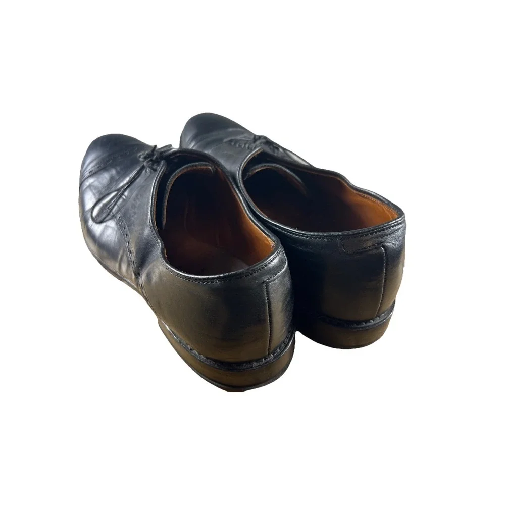 Allen Edmonds Madison Lace Up Leather Shoes Men's‎ 12 Black Made In USA Vintage